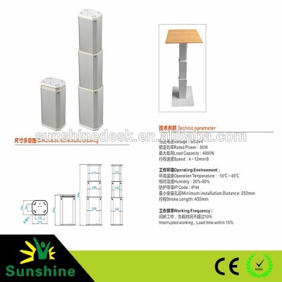 Electric height adjustable tables, Modern Design, sino linear scale