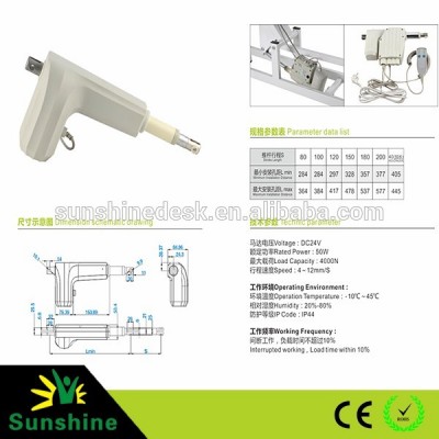 Electric height adjustable tables, Modern Design, linear actuator