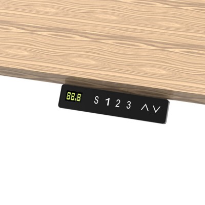 Adjustable height desk lift memory control